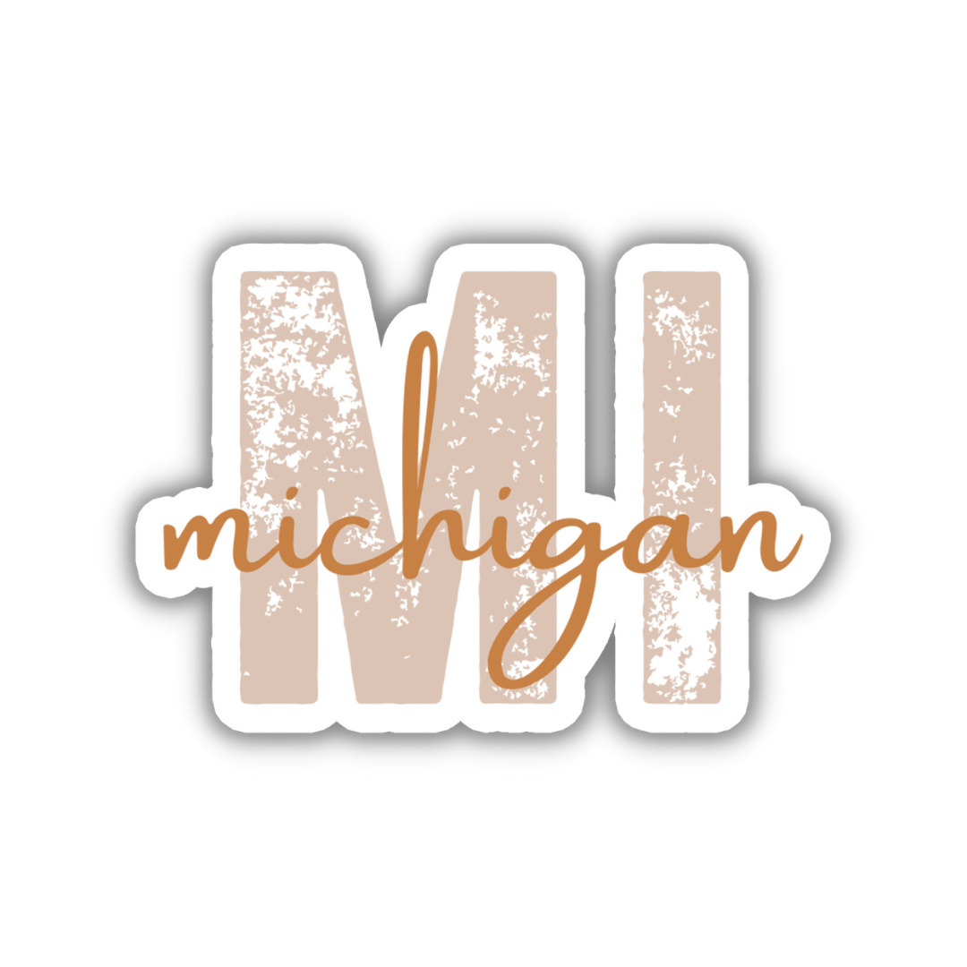 Michigan State Code Sticker
