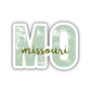 Missouri State Code Sticker