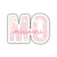 Missouri State Code Sticker