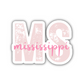 Mississippi State Code Sticker