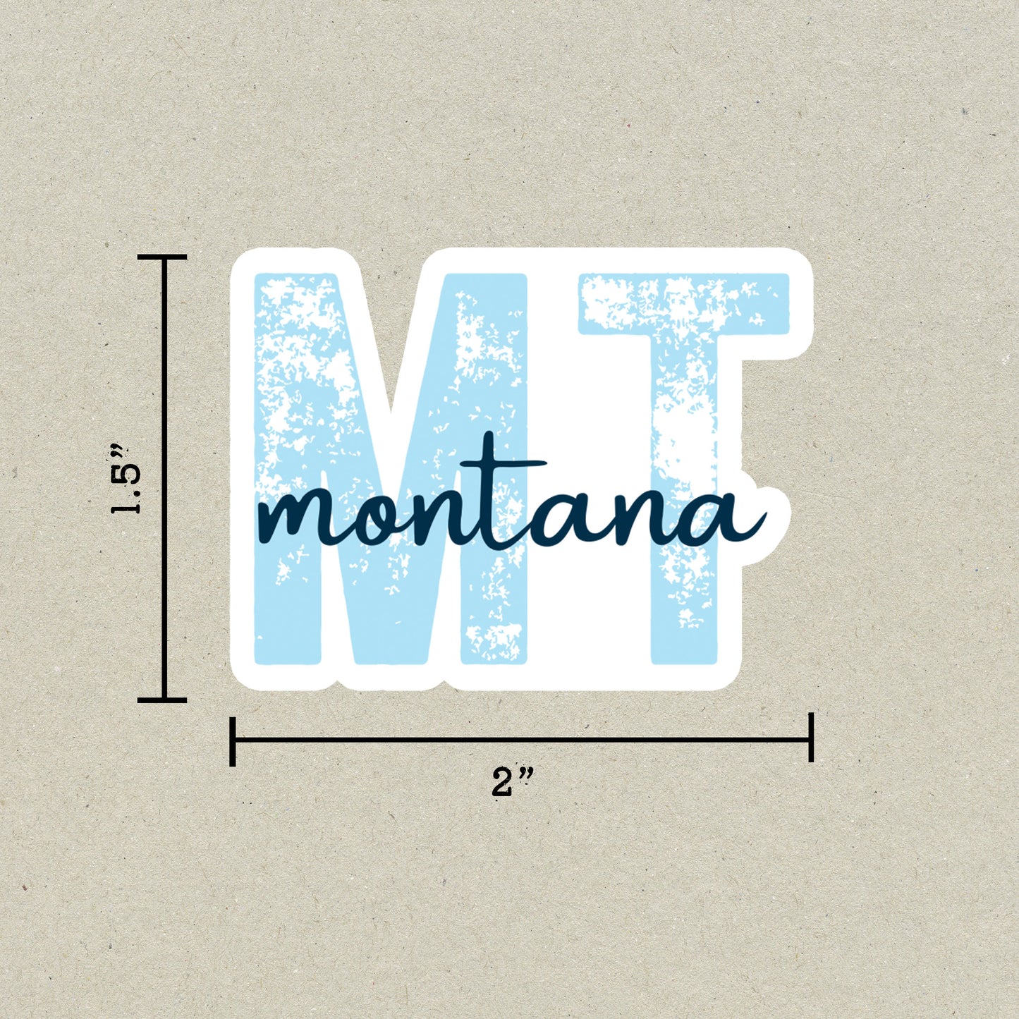 Montana State Code Sticker