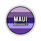 Maui, Hawai'i Circle Sticker