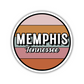 Memphis, Tennessee Circle Sticker