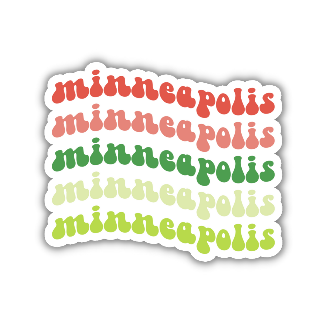 Minneapolis Retro Sticker