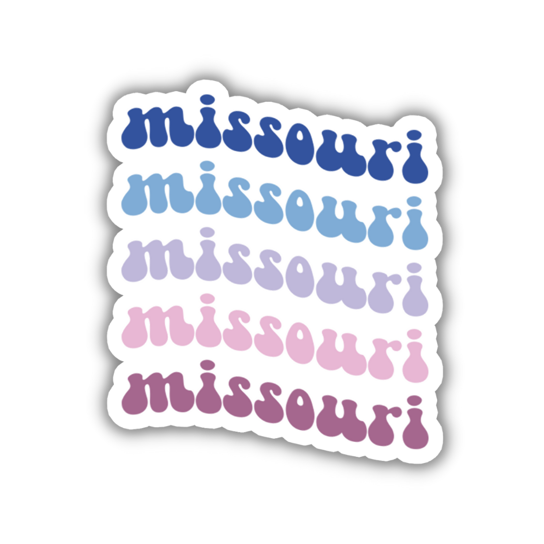 Missouri Retro Sticker