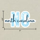 North Carolina State Code Sticker