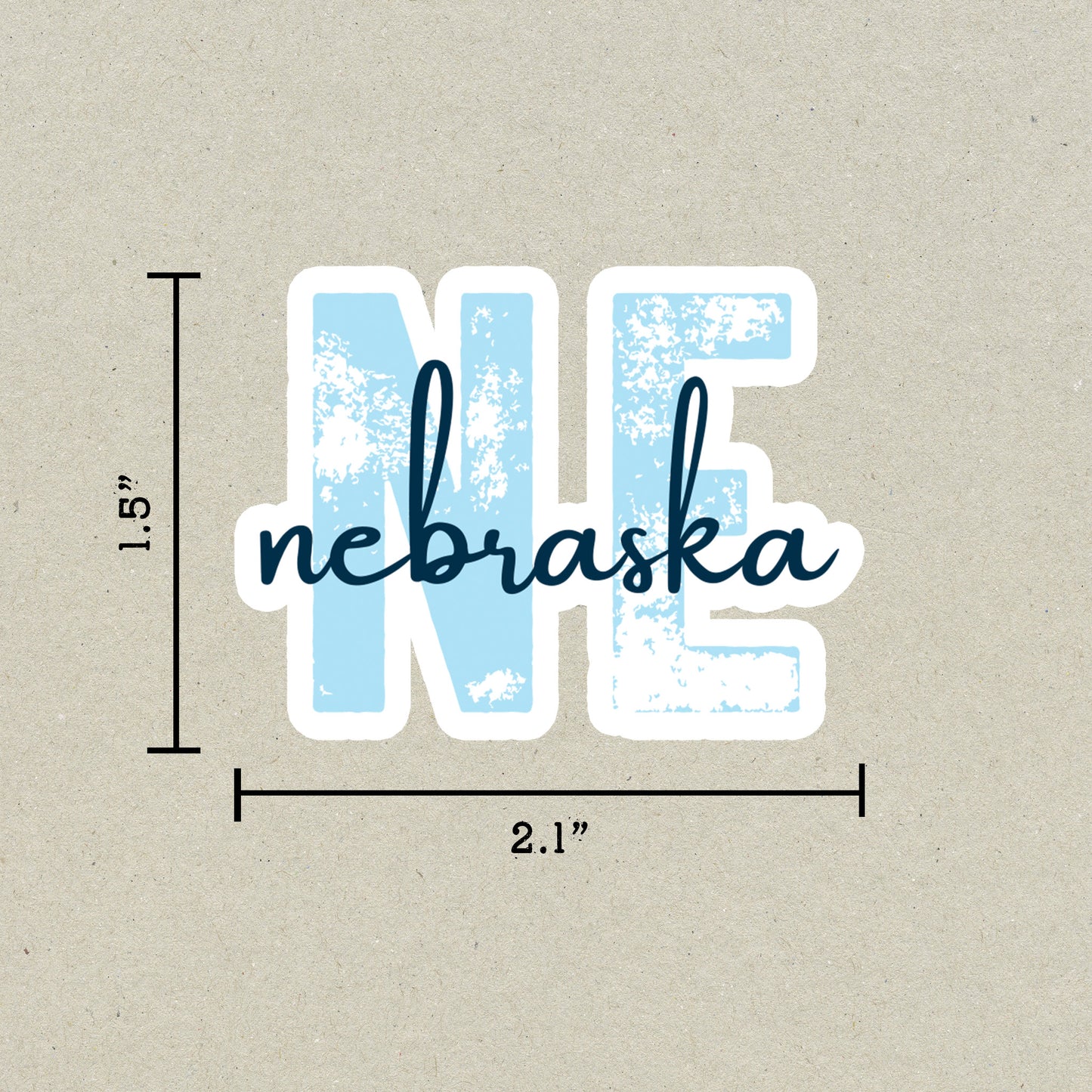 Nebraska State Code Sticker