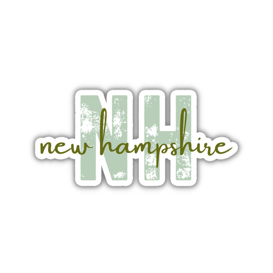 New Hampshire State Code Sticker