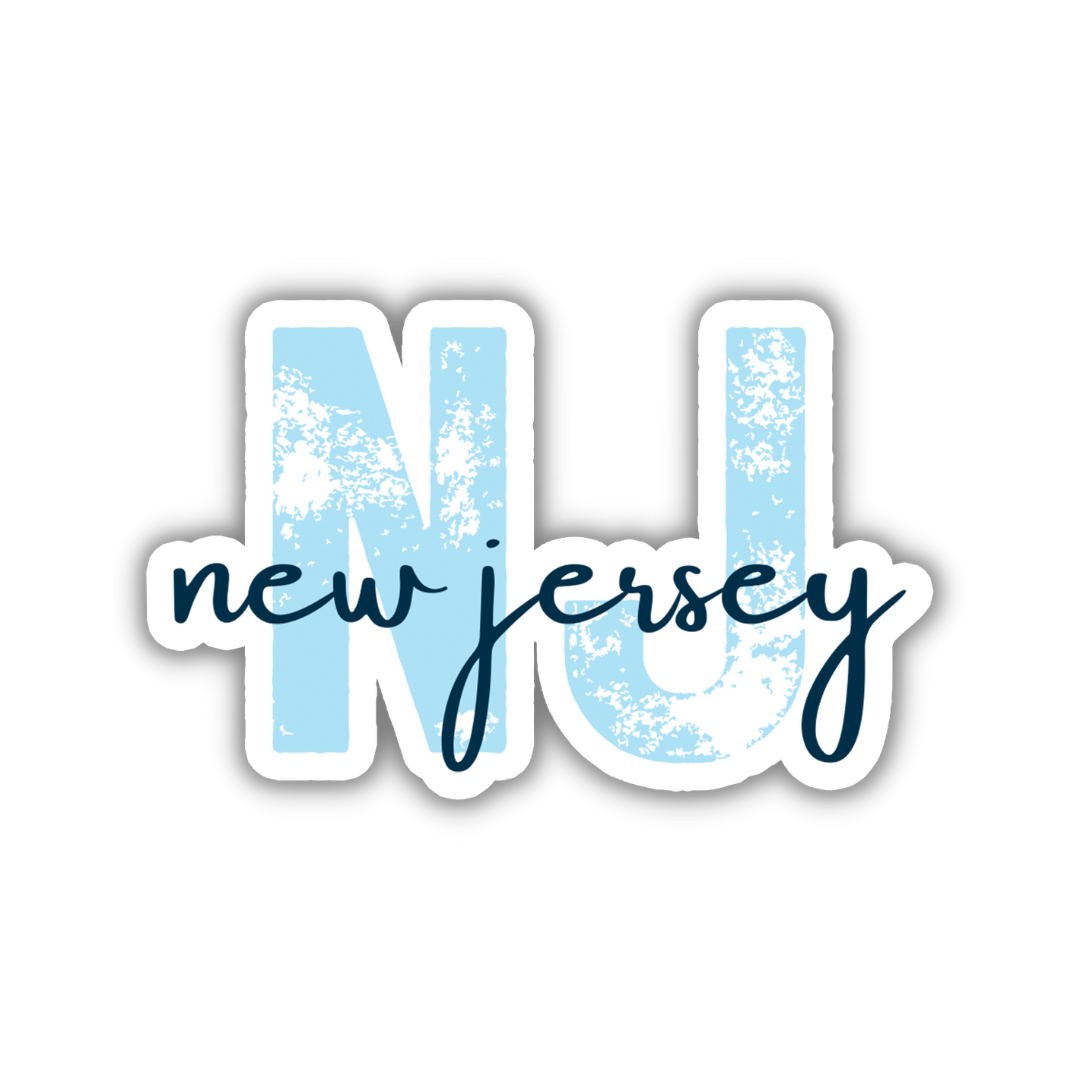 New Jersey State Code Sticker