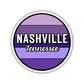 Nashville, Tennessee Circle Sticker