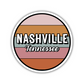 Nashville, Tennessee Circle Sticker