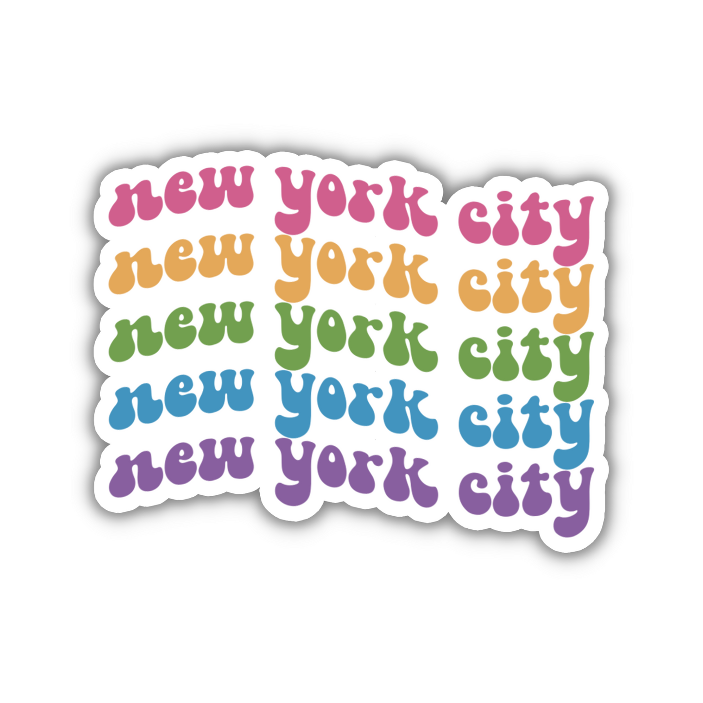 New York City Retro Sticker