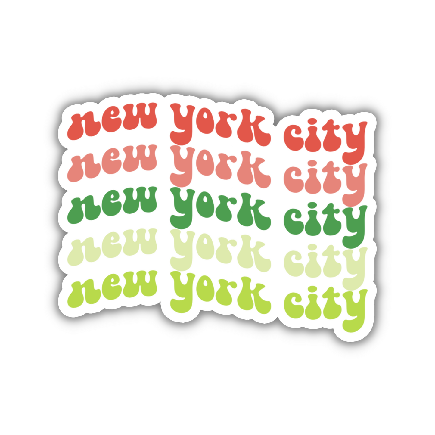 New York City Retro Sticker