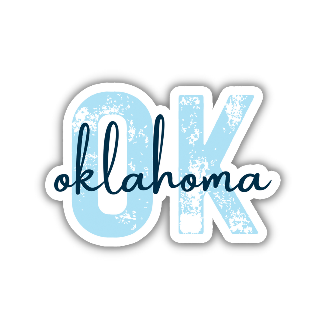 Oklahoma State Code Sticker