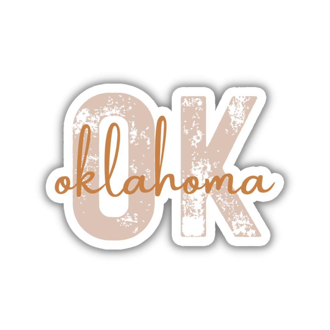 Oklahoma State Code Sticker