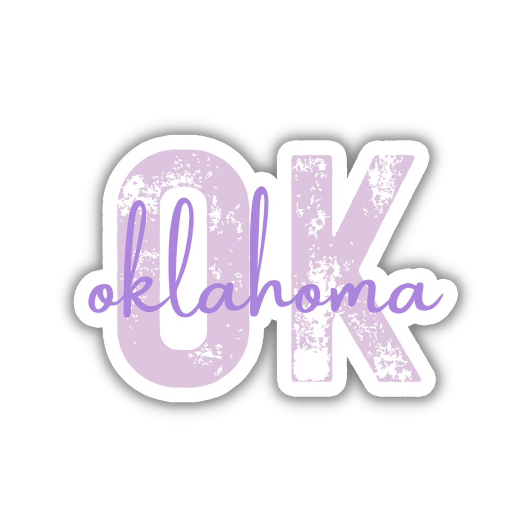 Oklahoma State Code Sticker