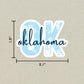 Oklahoma State Code Sticker