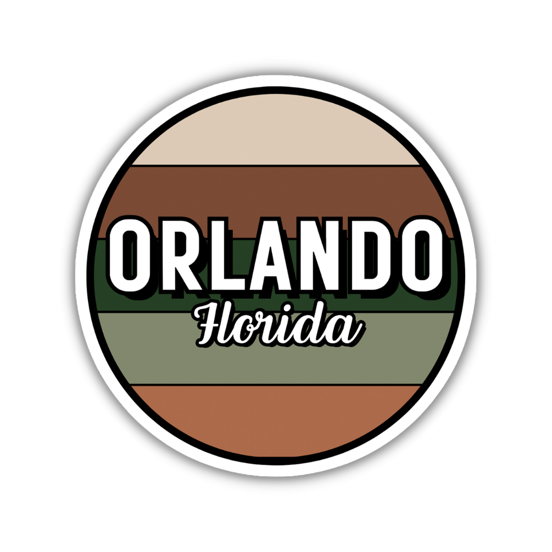 Orlando, Florida Circle Sticker