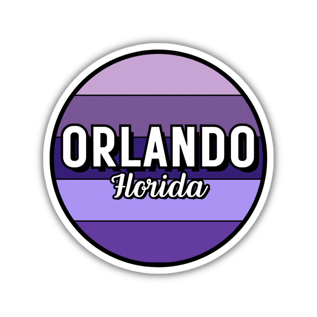 Orlando, Florida Circle Sticker