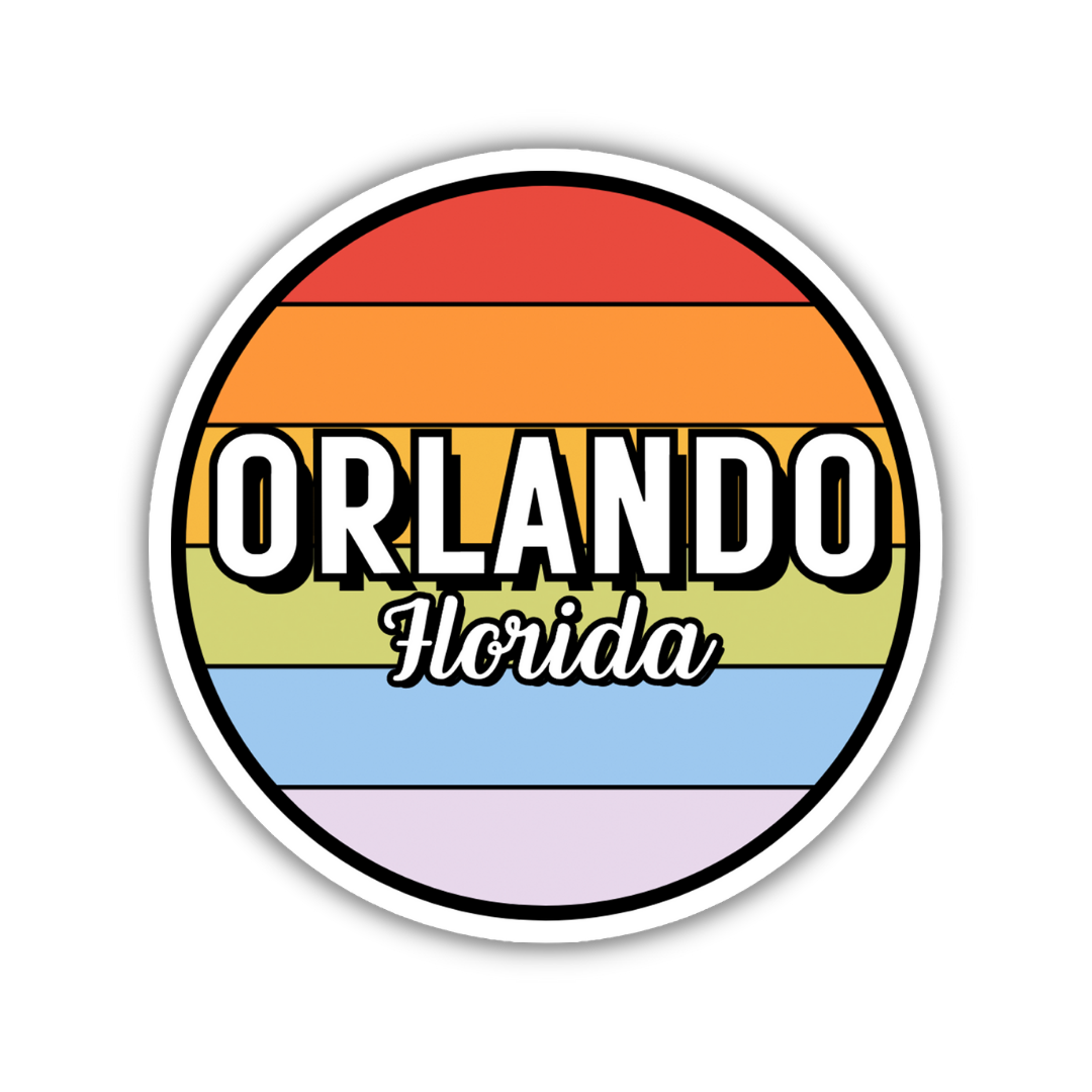 Orlando, Florida Circle Sticker