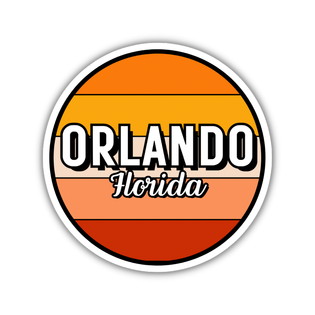 Orlando, Florida Circle Sticker