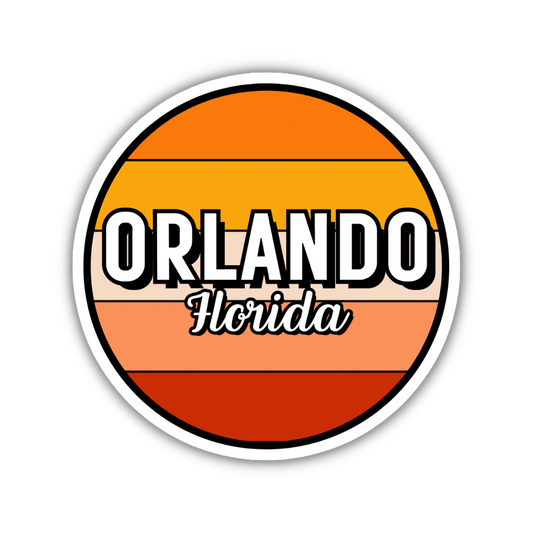 Orlando, Florida Circle Sticker