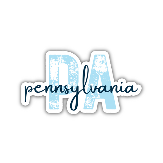 Pennsylvania State Code Sticker