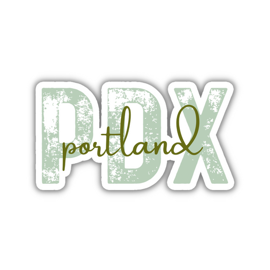 PDX Portland Airport Code Sticker