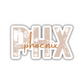 PHX Phoenix Airport Code Sticker