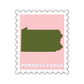 Pennsylvania Stamp Sticker