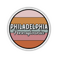 Philadelphia, Pennsylvania Circle Sticker