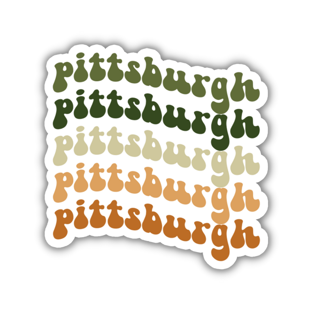 Pittsburgh Retro Sticker