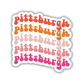 Pittsburgh Retro Sticker