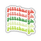 Pittsburgh Retro Sticker