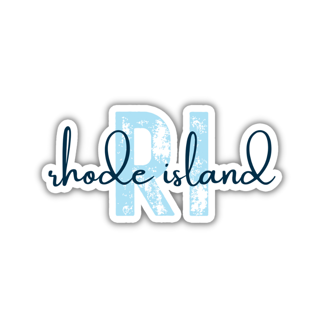 Rhode Island State Code Sticker