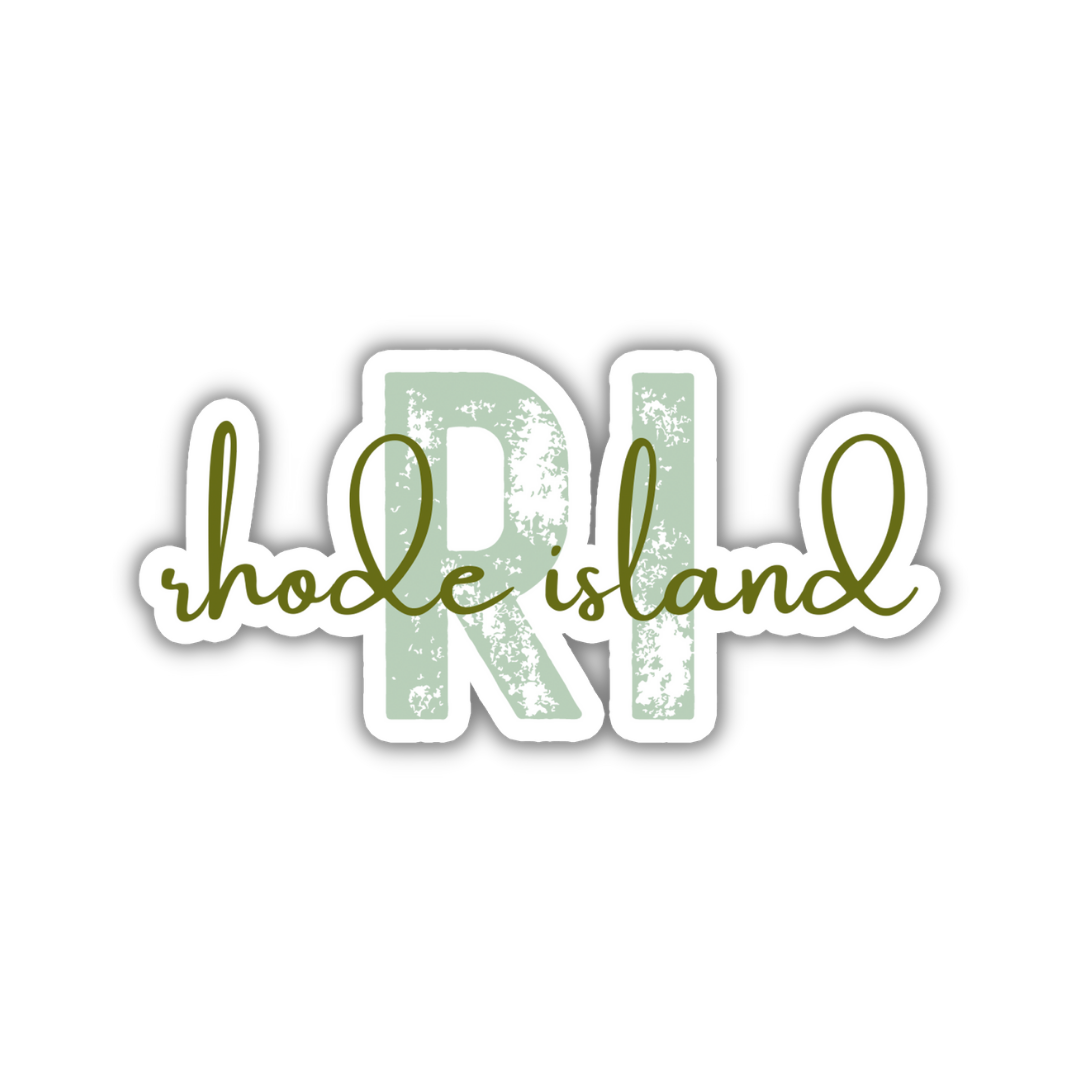 Rhode Island State Code Sticker