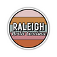 Raleigh, North Carolina Circle Sticker