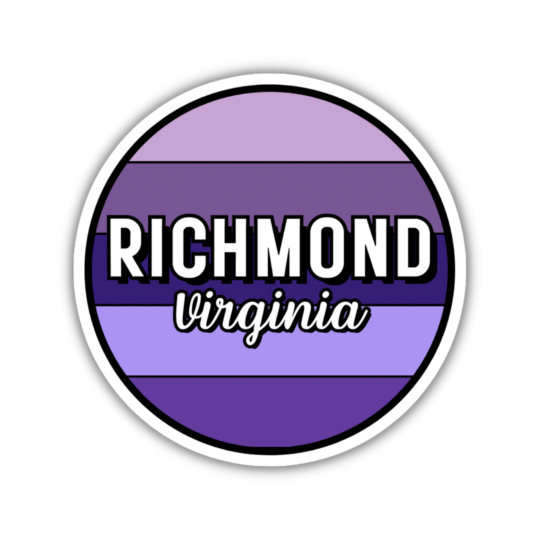 Richmond, Virginia Circle Sticker