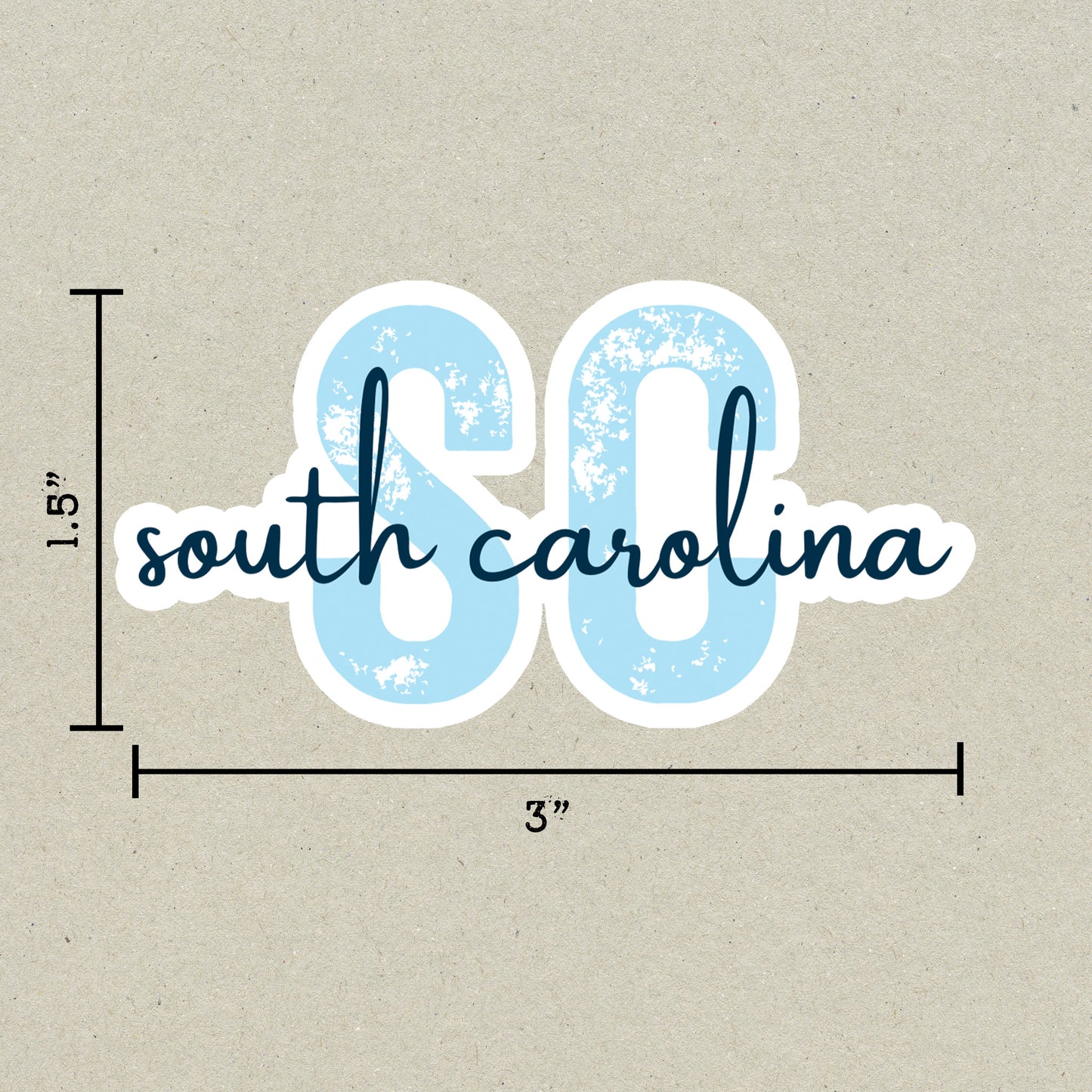 South Carolina State Code Sticker