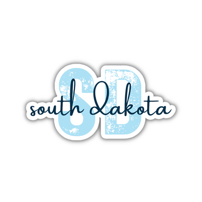 South Dakota State Code Sticker