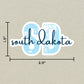 South Dakota State Code Sticker