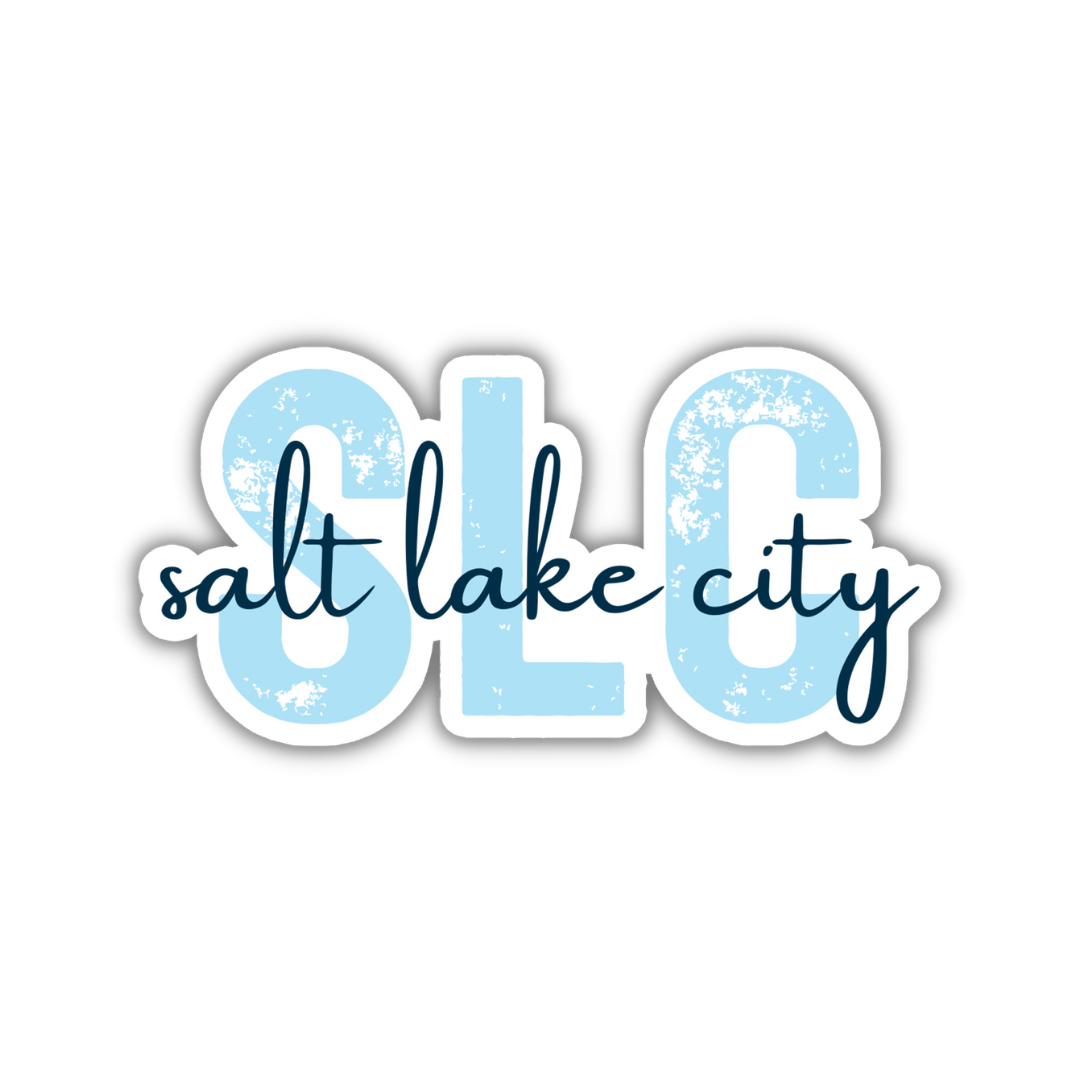 SLC Salt Lake City Airport Code Sticker