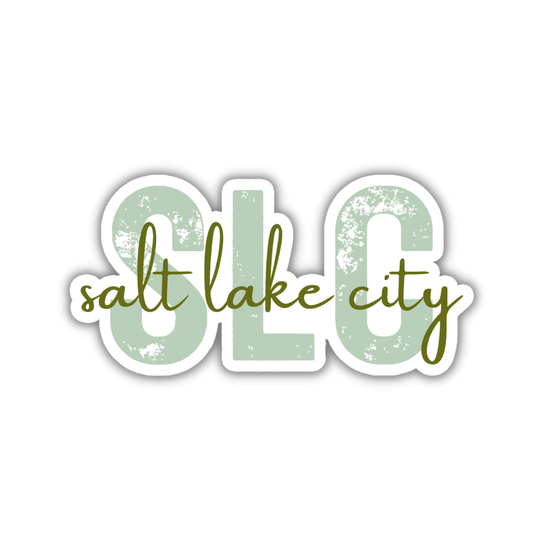 SLC Salt Lake City Airport Code Sticker