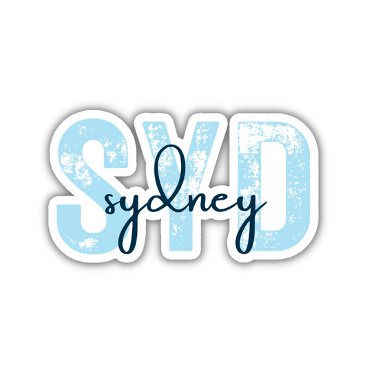 SYD Sydney Airport Code Sticker