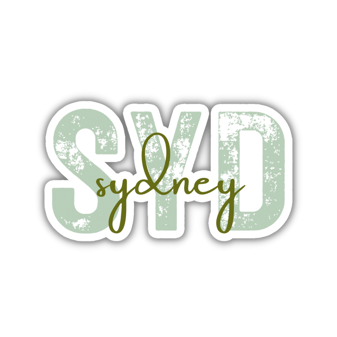 SYD Sydney Airport Code Sticker