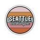 Seattle, Washington Circle Sticker