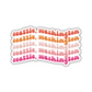 Seattle, Washington Retro Sticker