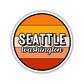 Seattle, Washington Circle Sticker
