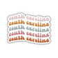 South Carolina Retro Sticker