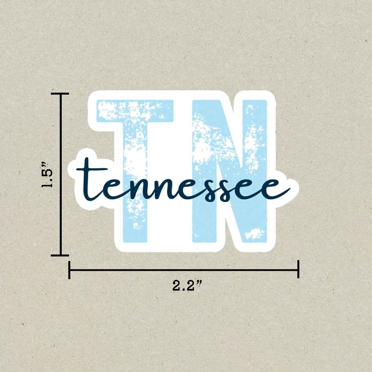 Tennessee State Code Sticker